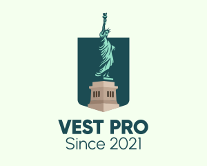 Statue of Liberty logo design