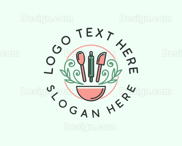 Baking Bowl Kitchen Logo