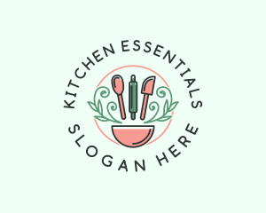 Baking Bowl Kitchen logo design