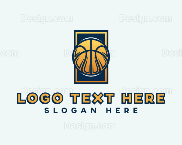 Basketball Sports Game Logo