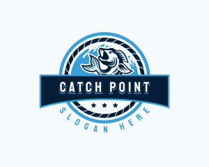 Ocean Catch Fishing logo design