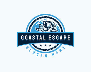 Ocean Catch Fishing logo design