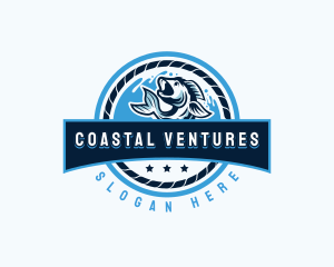 Ocean Catch Fishing logo design