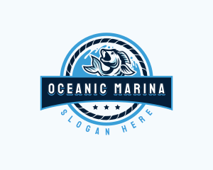 Ocean Catch Fishing logo design