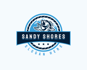 Ocean Catch Fishing logo design