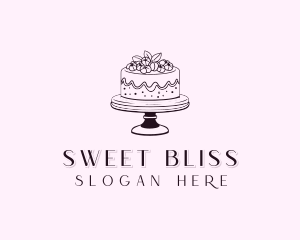 Cake Decoration Dessert logo design