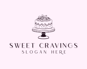 Cake Decoration Dessert logo design