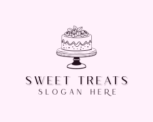 Cake Decoration Dessert logo design