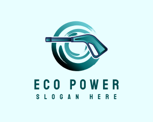 Pressure Washer Cleaning  logo design