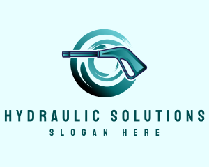 Pressure Washer Cleaning  logo design