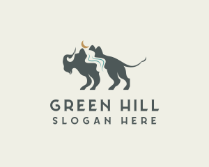 Hill River Bison logo