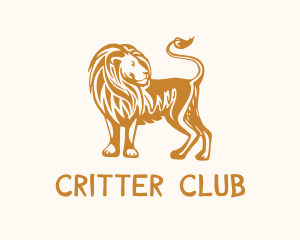 Lion Club Zoo logo design