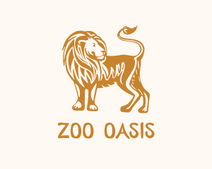 Lion Club Zoo logo design