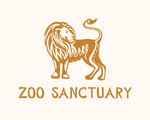 Lion Club Zoo logo design