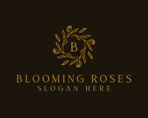 Beauty Floral Rose logo design