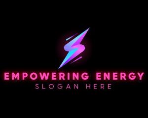 Lightning Bolt Charge logo design