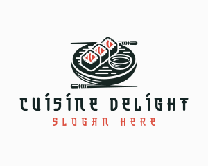 Gourmet Asian Sushi logo design