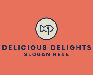 Fish Seafood Restaurant logo design