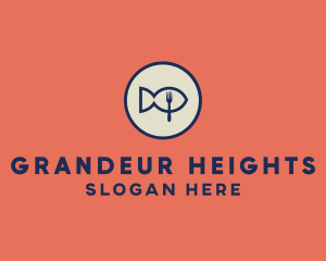 Fish Seafood Restaurant logo design