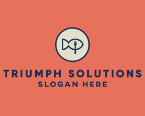 Fish Seafood Restaurant logo design