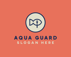 Fish Seafood Restaurant logo design