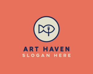 Fish Seafood Restaurant logo design