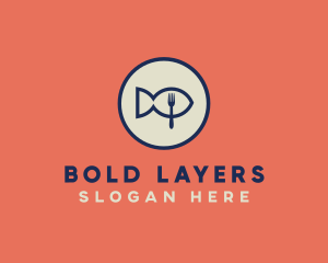 Fish Seafood Restaurant logo design