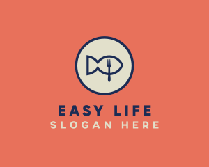 Fish Seafood Restaurant logo design