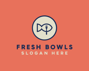 Fish Seafood Restaurant logo design