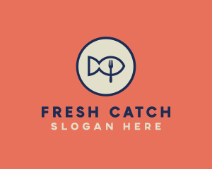 Fish Seafood Restaurant logo design