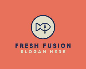 Fish Seafood Restaurant logo design