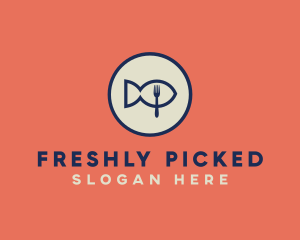 Fish Seafood Restaurant logo design