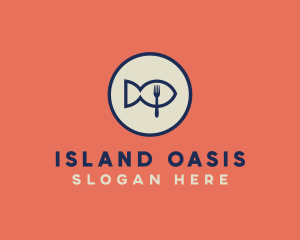 Fish Seafood Restaurant logo design