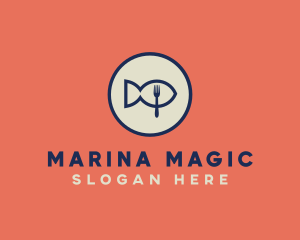 Fish Seafood Restaurant logo design