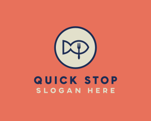 Fish Seafood Restaurant logo design