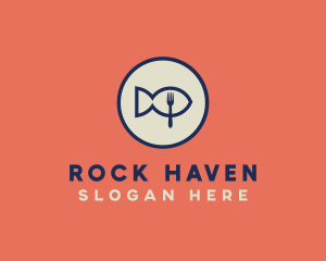 Fish Seafood Restaurant logo design