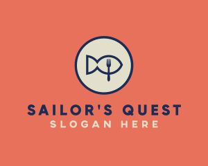 Fish Seafood Restaurant logo design