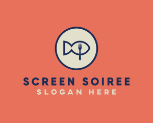 Fish Seafood Restaurant logo design