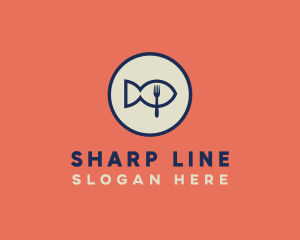 Fish Seafood Restaurant logo design