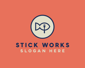 Fish Seafood Restaurant logo design