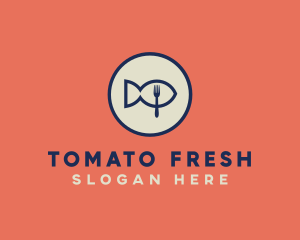 Fish Seafood Restaurant logo design