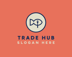 Fish Seafood Restaurant logo design