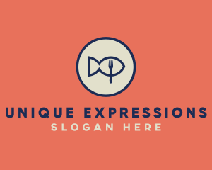 Fish Seafood Restaurant logo design