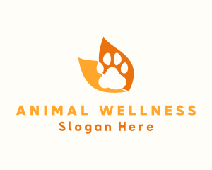 Animal Veterinary Paw logo design