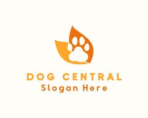 Animal Veterinary Paw logo design