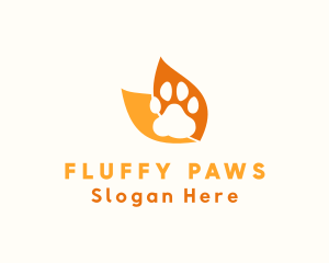 Animal Veterinary Paw logo design