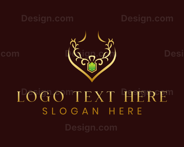 Premium Necklace Jewelry Logo