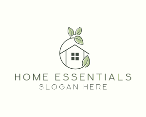 Organic Leaf Home logo design