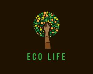 Hand Tree Farming logo design