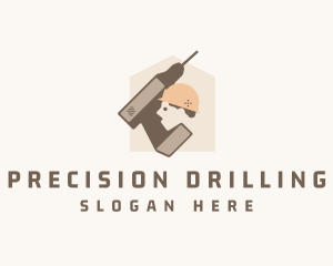 Carpenter Drill Tool  logo design